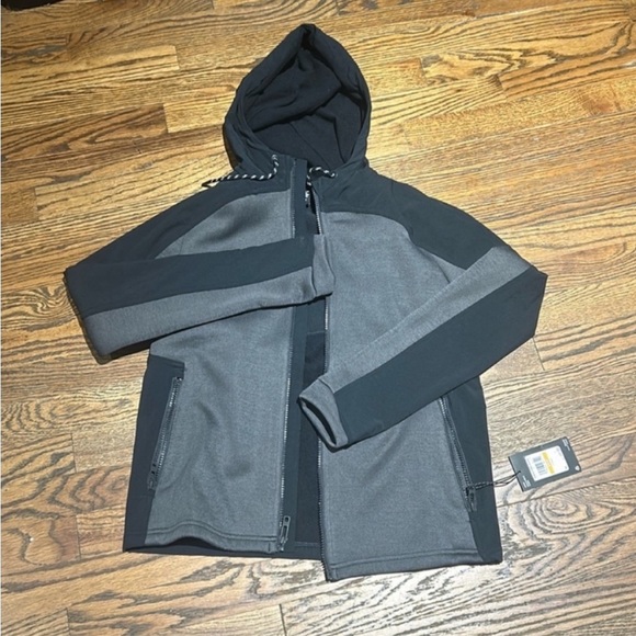 Under Armour Jackets & Blazers - Under Armour Black Utility Jacket with Hood and Zipper